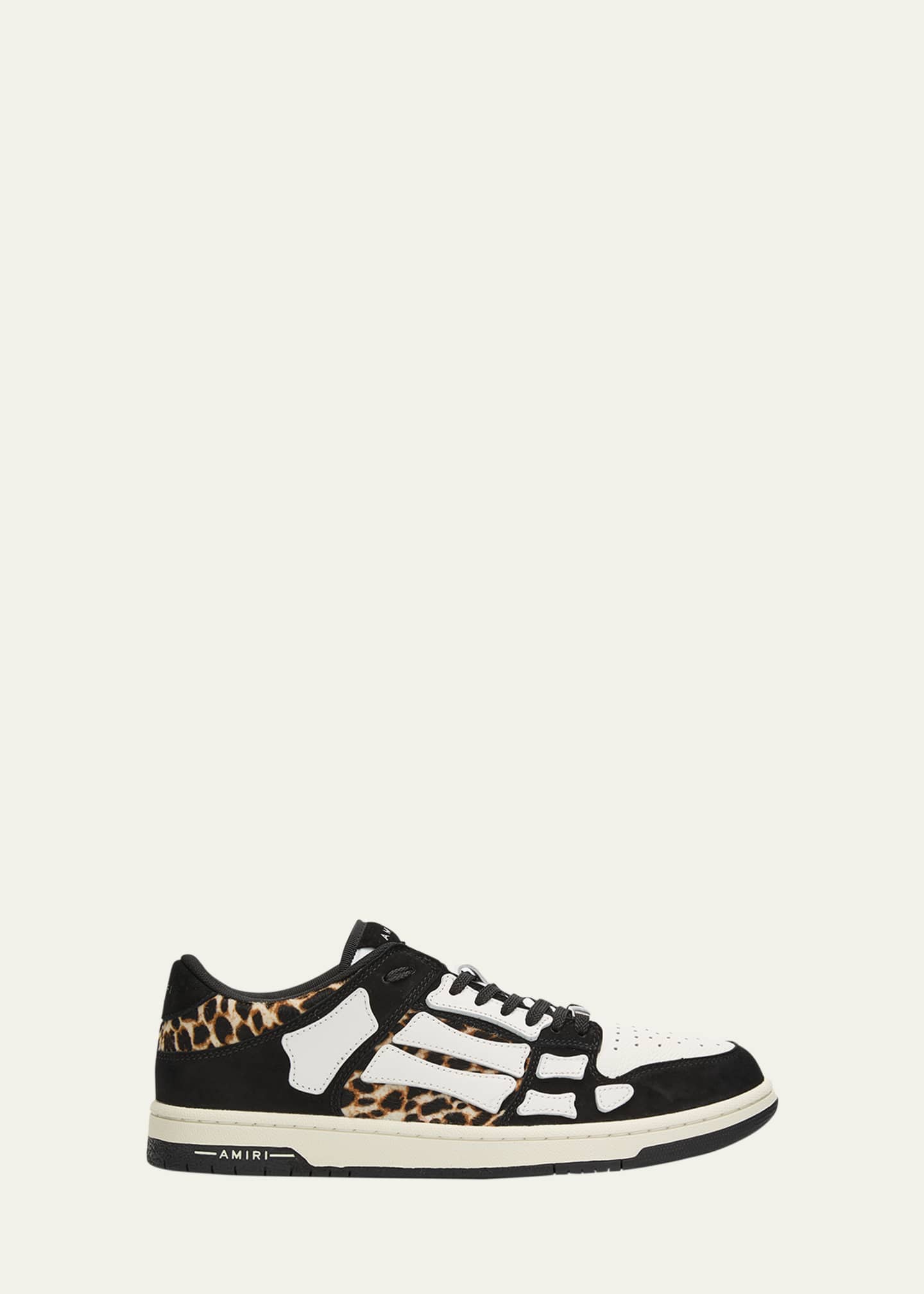 Men's Leopard Skel Low-Top Sneakers