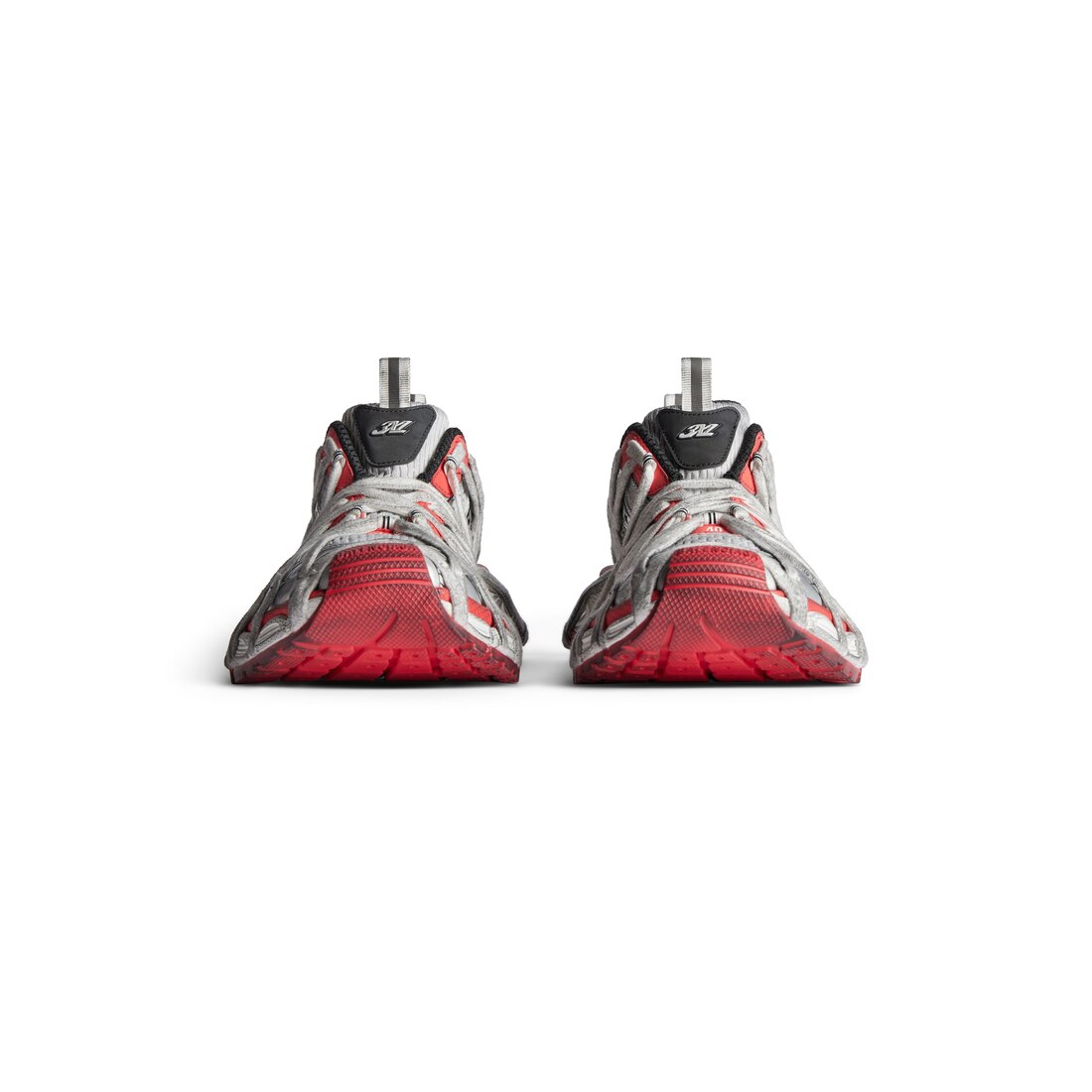 3XL Extreme Lace Sneaker Grey Red Black White