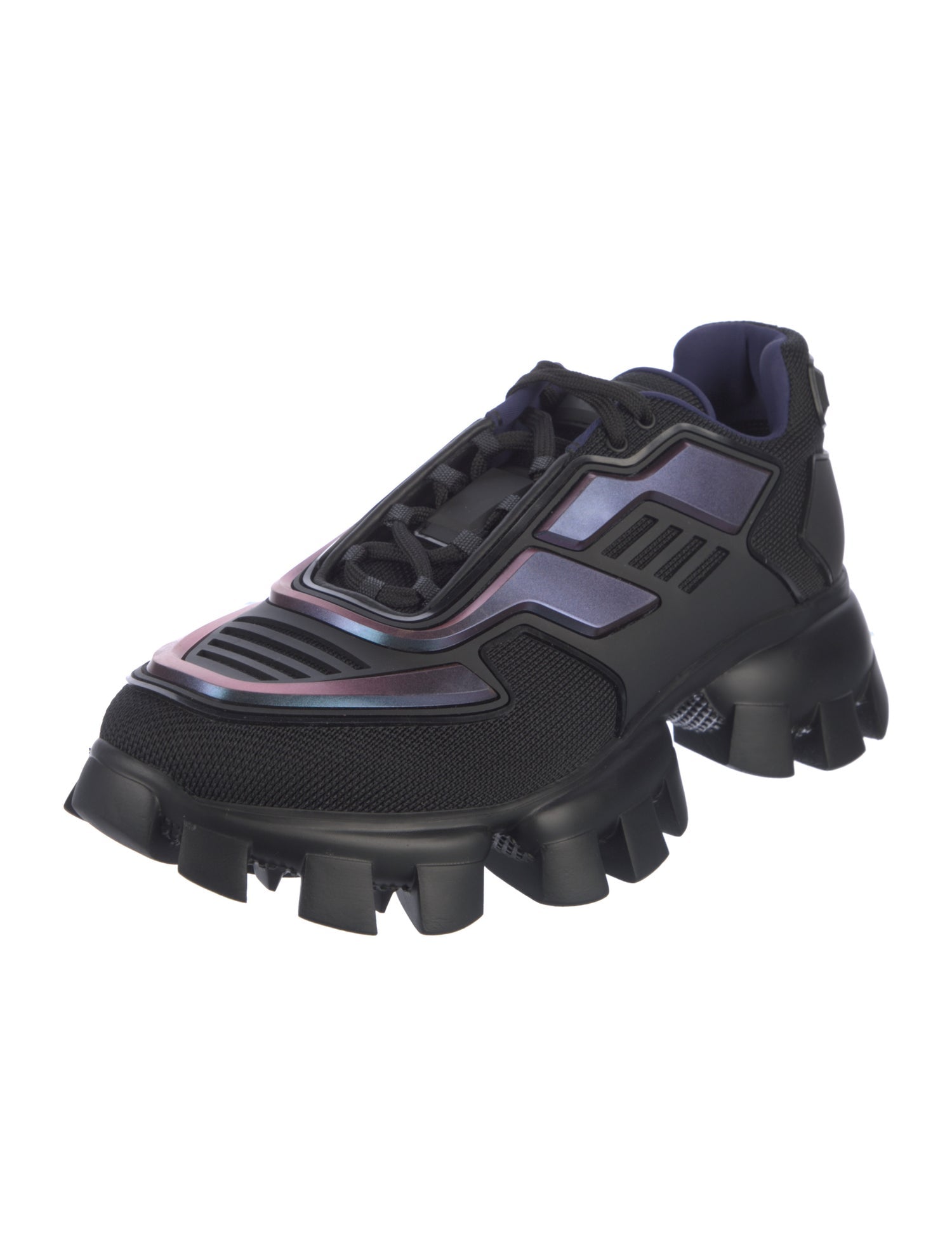 Prada Mesh Printed Chunky Sneakers