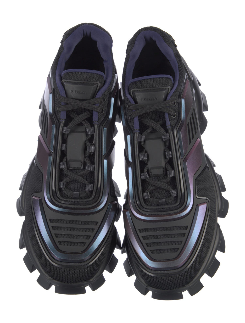 Prada Mesh Printed Chunky Sneakers