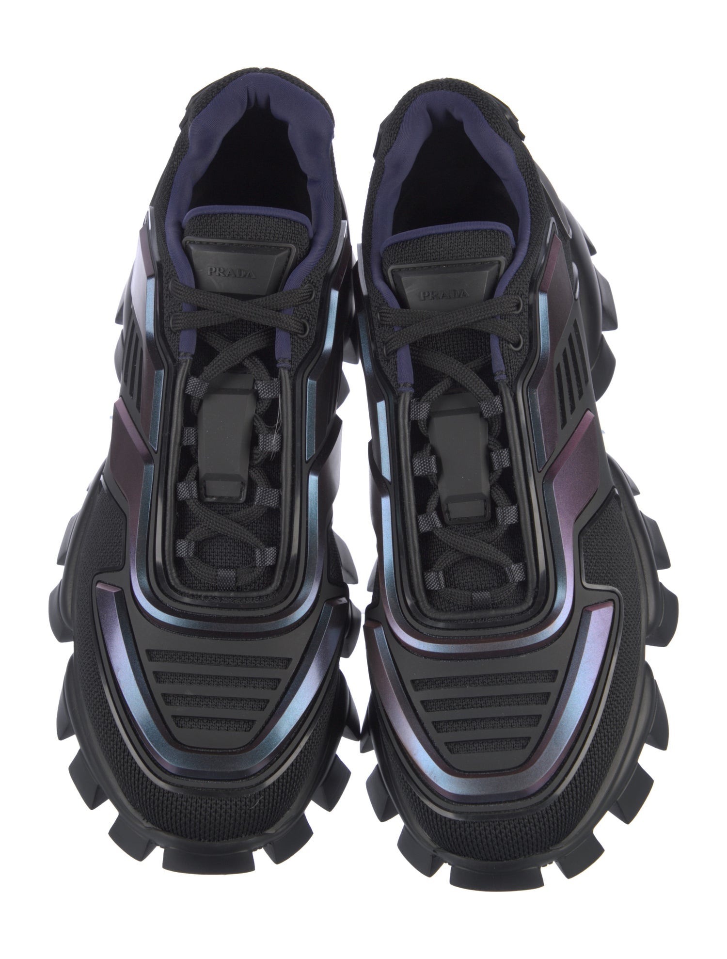 Prada Mesh Printed Chunky Sneakers