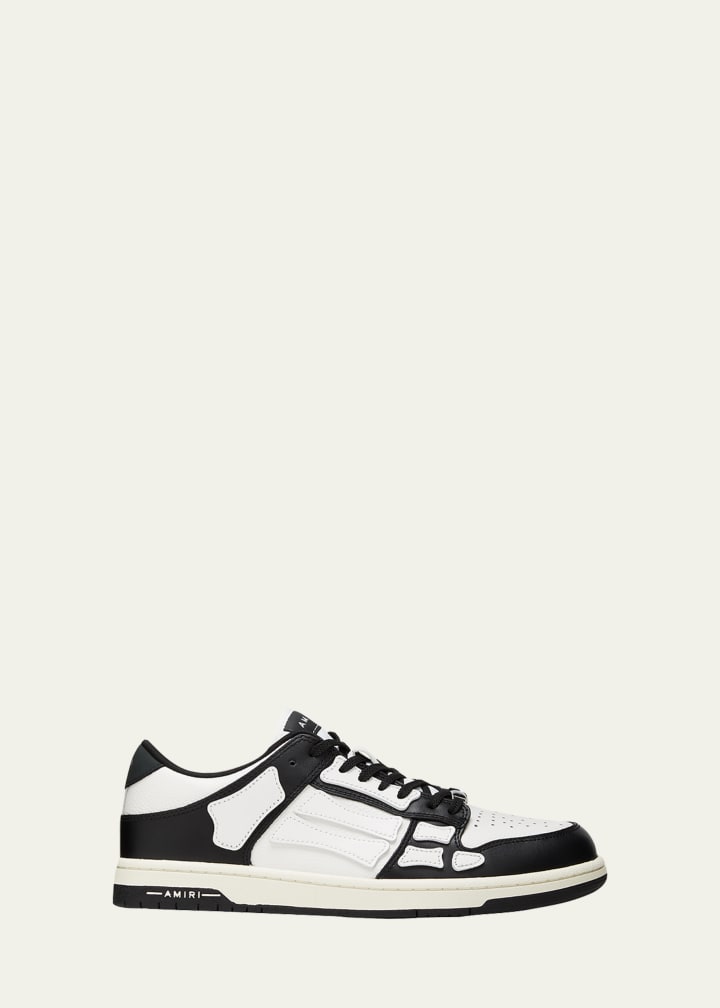 Men's Skel Bicolor Leather Low-Top Sneakers