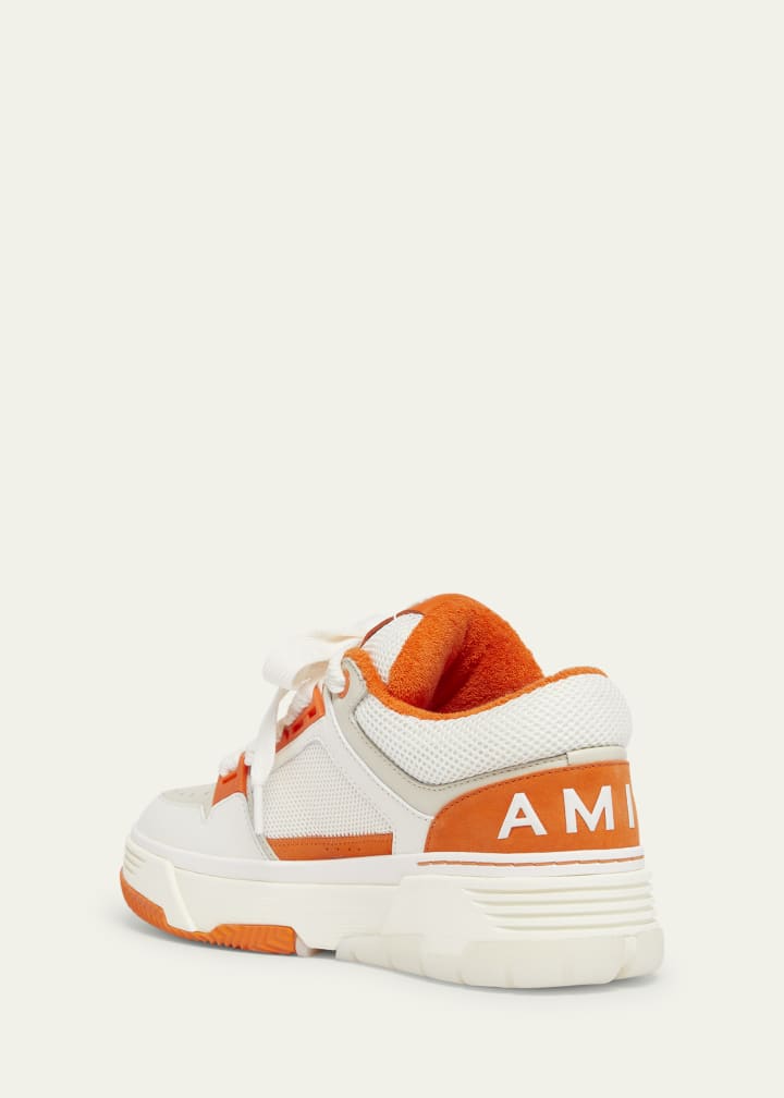 Amiri Men's MA-1 Leather & Mesh Low-Top Sneakers