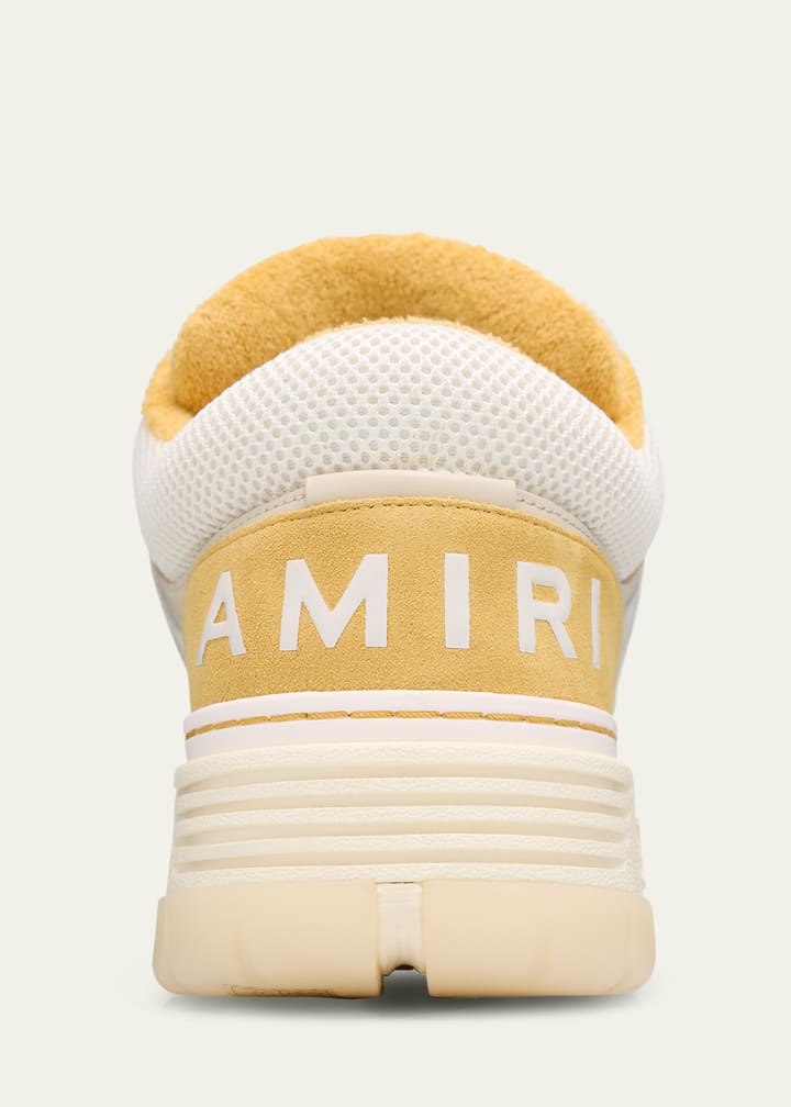 Amiri Men's MA-1 Leather & Mesh Low-Top Sneakers