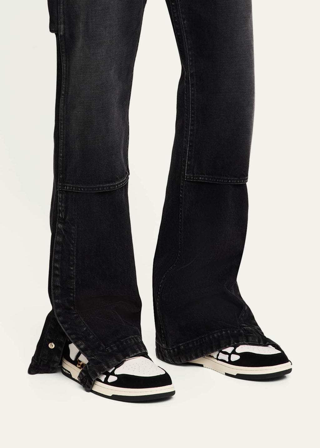 Men's Leopard Skel Low-Top Sneakers