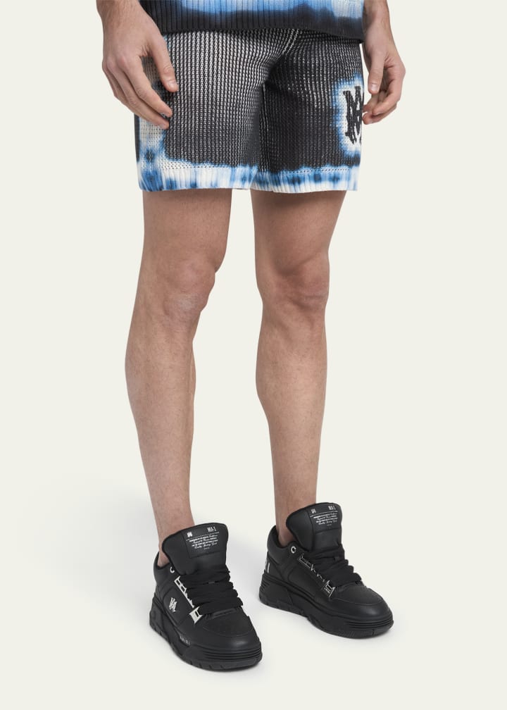 Men's MA-1 Leather High-Top Sneakers