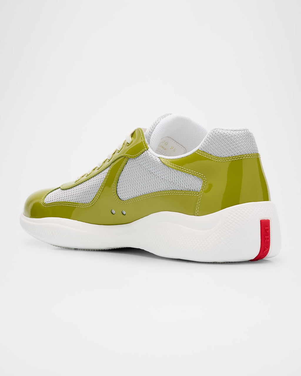 Men's America's Cup Patent Leather Patchwork Sneakers