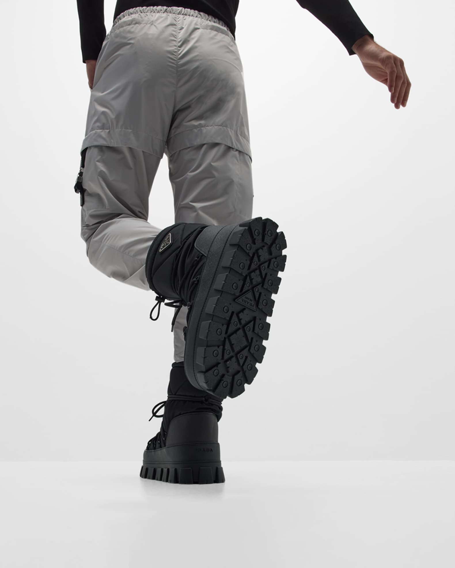 Men's Nylon Gabardine Apres Ski Boots
