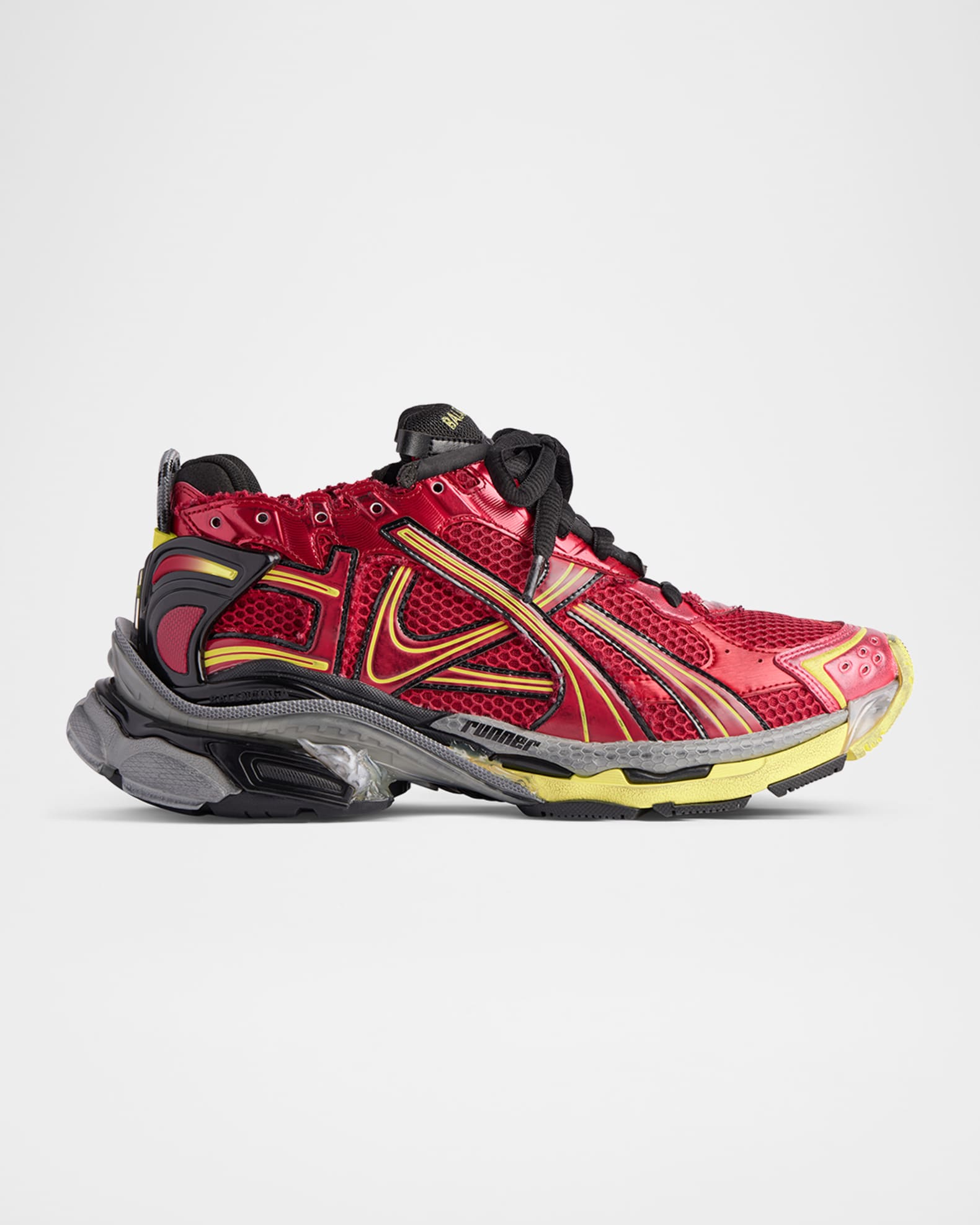 Balenciaga Men's Mesh Runner Sneakers