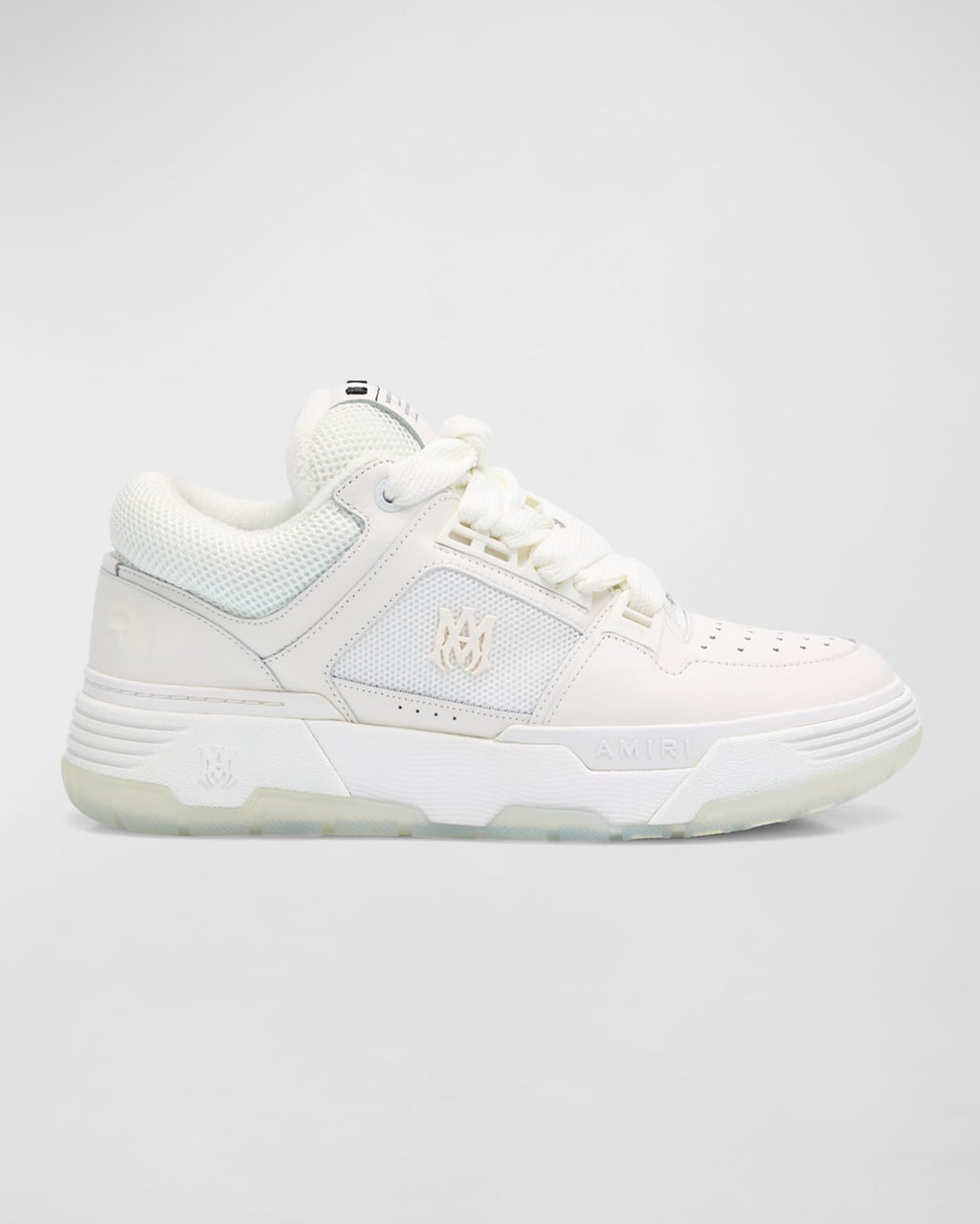 Men's MA-1 Tonal Mesh and Leather Low-Top Sneakers