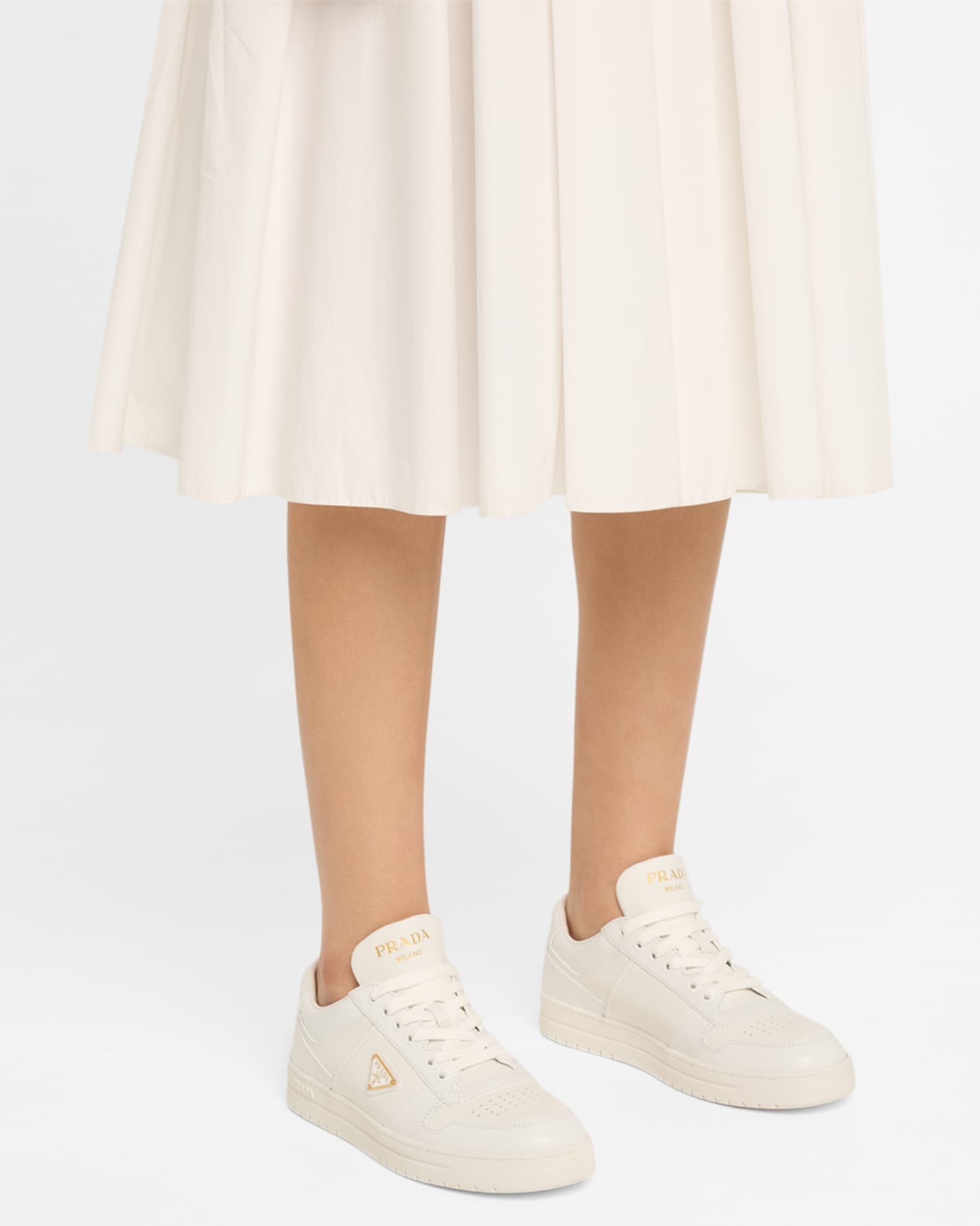 Downtown Leather Low-Top Sneakers