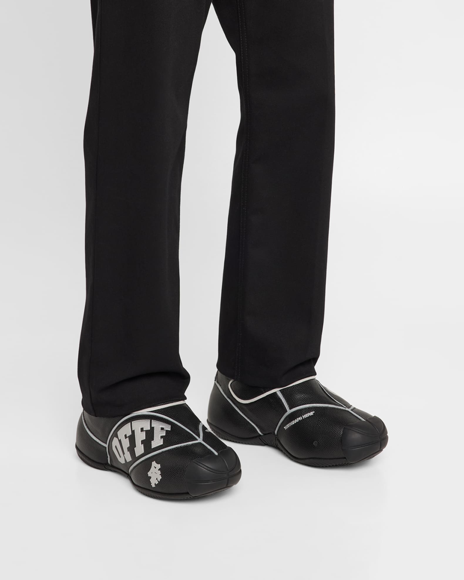 Men's The Ball Leather Mid-Top Sneakers