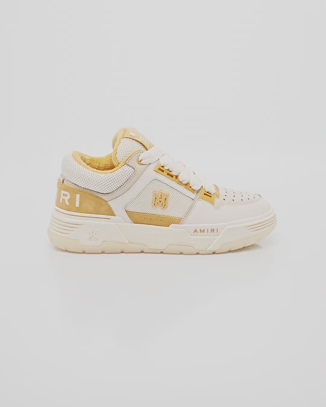 Men's MA-1 Leather & Mesh Low-Top Sneakers