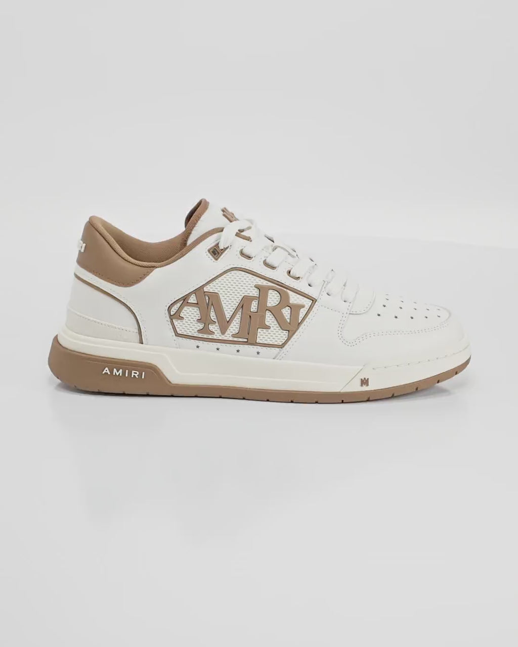 Men's Classic Leather Logo Low-Top Sneakers