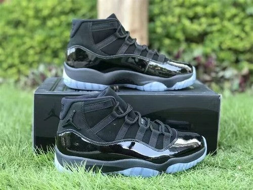 Air Jordan 11 Retro Men's Black Basketball Shoes "378037-005" US Size 【8-12】