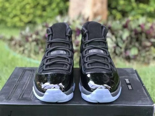 Air Jordan 11 Retro Men's Black Basketball Shoes "378037-005" US Size 【8-12】