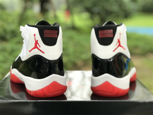 Air Jordan 11 white black red "CT8012-106" men's fashion sneakers
