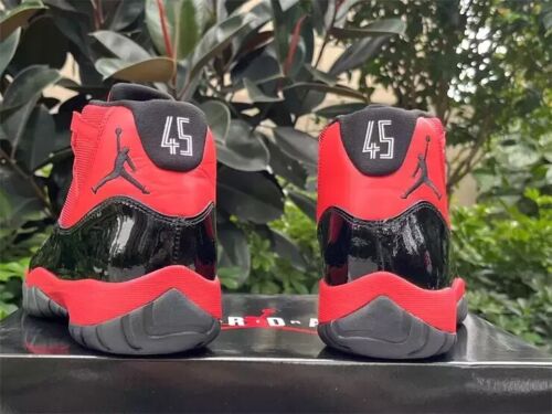 Air jordan 11CT8012-600 "" men's red and black mid-top sneakers free shipping