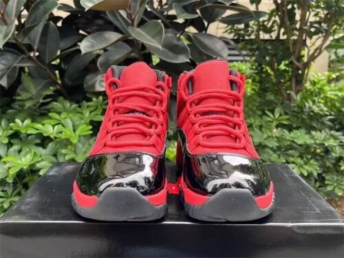 Air jordan 11CT8012-600 "" men's red and black mid-top sneakers free shipping