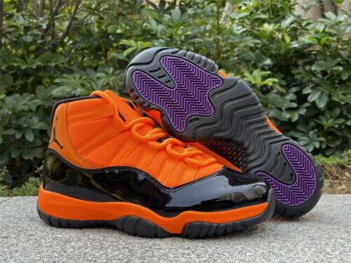 Air jordan 11 Black Orange "CT8012-800" men's fashion sneakers