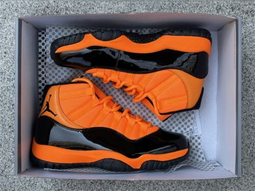 Air jordan 11 Black Orange "CT8012-800" men's fashion sneakers