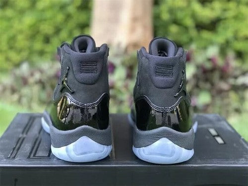 Air Jordan 11 Retro Men's Black Basketball Shoes "378037-005" US Size 【8-12】
