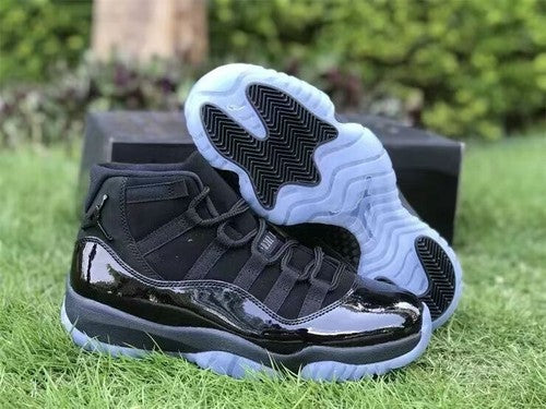 Air Jordan 11 Retro Men's Black Basketball Shoes "378037-005" US Size 【8-12】