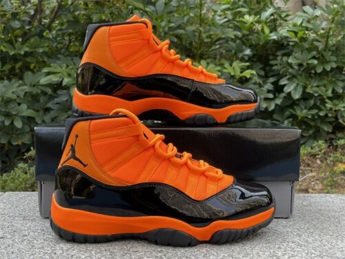 Air jordan 11 Black Orange "CT8012-800" men's fashion sneakers